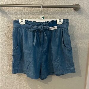 NWT Old Navy Blue High Waist Shorts Large